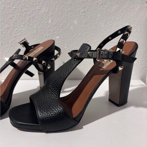 Valentino Garavani Rockstud Block Heel Sandals